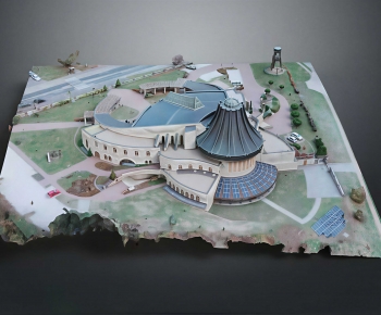 Modern Architectural Bird's-eye View Planning-ID:498241903