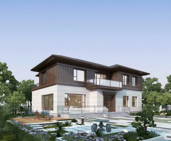 Modern Villa Appearance-ID:138640411