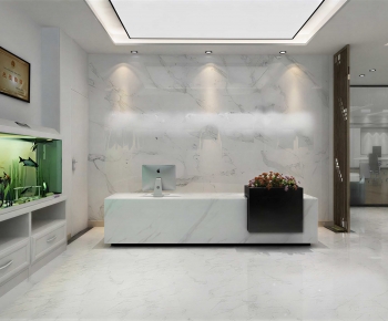 Modern Office Reception Desk-ID:144530064