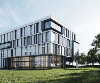 Modern Appearance Of Commercial Building-ID:754894026