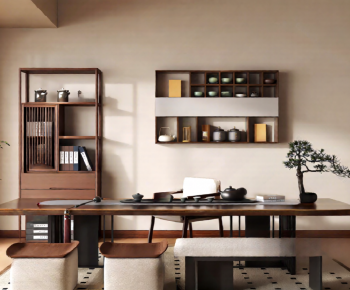 New Chinese Style Tea Tables And Chairs-ID:137140992