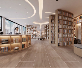 Modern Bookstore Book Bar-ID:283307082