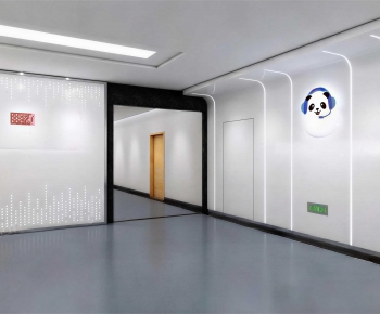 Modern Office Elevator Hall-ID:299762963