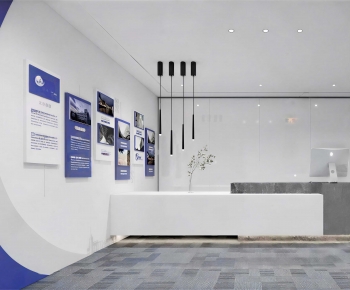 Modern Office Reception Desk-ID:922617911