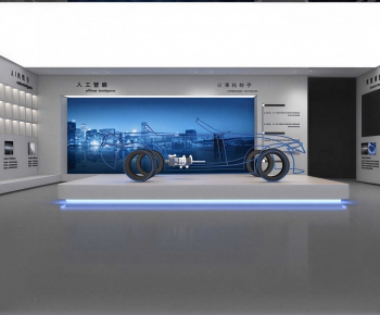 Modern Exhibition Hall-ID:636038062