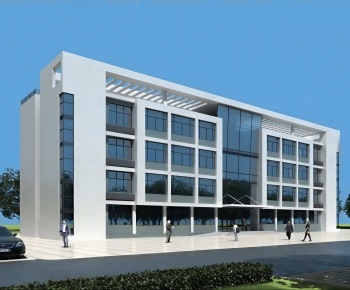 Modern Appearance Of Commercial Building-ID:241102934
