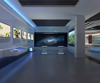 Modern Exhibition Hall-ID:134829042