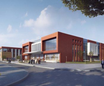 Modern Appearance Of Commercial Building-ID:191582926