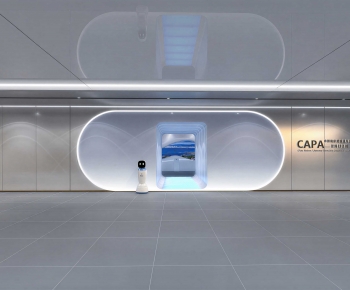 Modern Exhibition Hall-ID:531110833