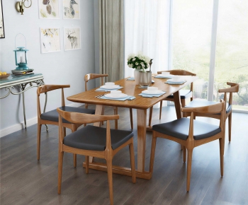 Modern Dining Table And Chairs-ID:317698007