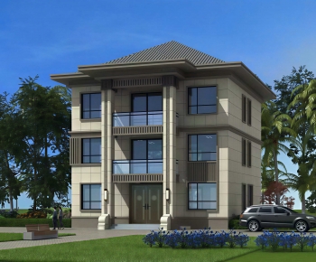 New Chinese Style Detached Villa-ID:837245945