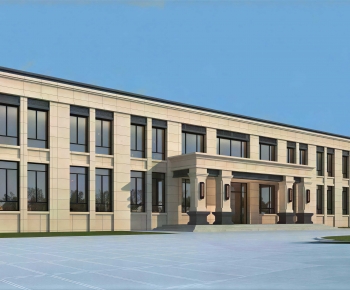 Modern Appearance Of Commercial Building-ID:234719041