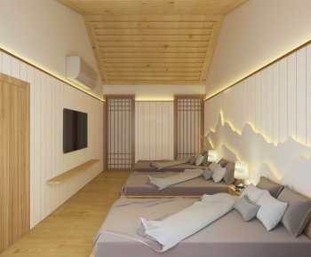Japanese Style Bedroom-ID:797039034