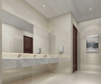 Modern Public Toilet-ID:681849964