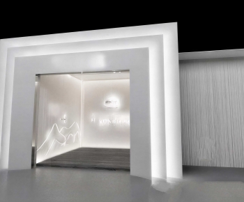 Modern Exhibition Hall-ID:653778083