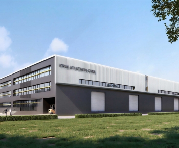 Modern Industrial Building-ID:853080747