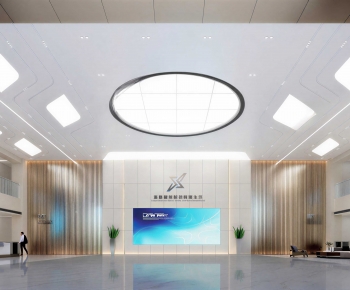 Modern Office Reception Desk-ID:414480926