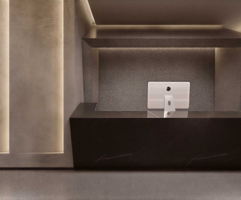 Modern Office Reception Desk-ID:588351017