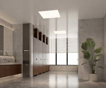 Modern Public Toilet-ID:874923943