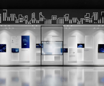 Modern Exhibition Hall-ID:607476006