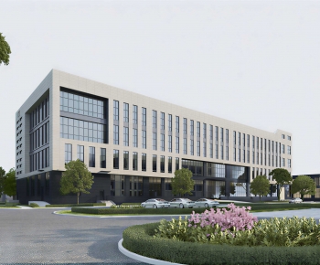 Modern Appearance Of Commercial Building-ID:590357076