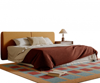 Modern Double Bed-ID:442765003