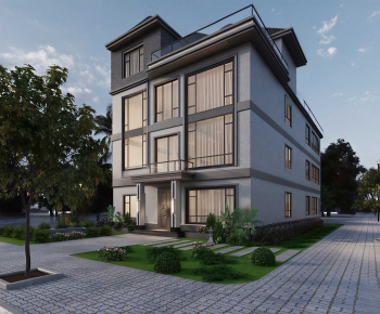 Modern Residential Building-ID:214214099