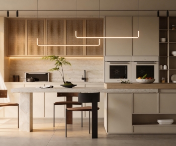 Wabi-sabi Style Dining Room-ID:389482021