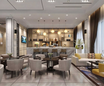 Modern Office Tea Room-ID:839073904