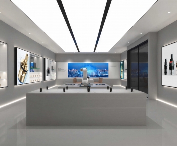 Modern Exhibition Hall-ID:447041995