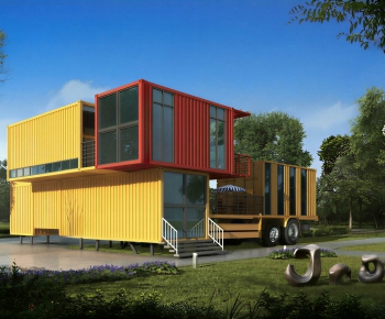 Modern Appearance Of Commercial Building-ID:224211932