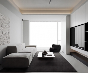 Modern A Living Room-ID:601254942