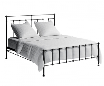 Modern Double Bed-ID:635694033