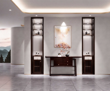 New Chinese Style Hallway-ID:801745898