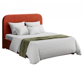 Modern Double Bed-ID:286657099