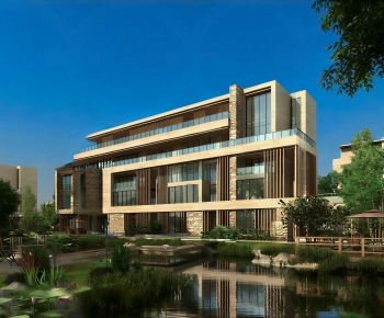 Modern School Building-ID:544900893