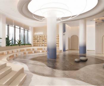 Modern Exhibition Hall-ID:722229001