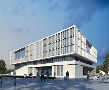 Modern Architecture Of Artistic Style-ID:484550068