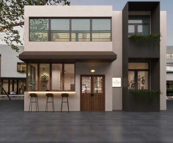 Modern Facade Element-ID:112790114