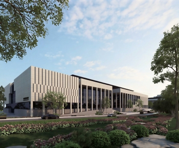 Modern Appearance Of Commercial Building-ID:881201033