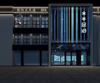 Modern Facade Element-ID:823741098