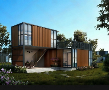 Modern Residential Building-ID:658427953