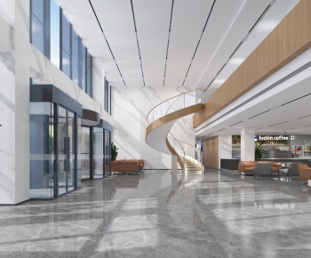 Modern Office Reception Desk-ID:523061046