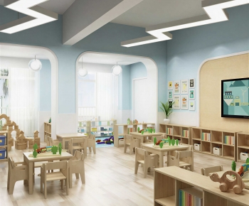 Modern Kindergarten Classrooms-ID:734344965