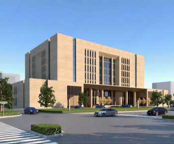 Modern School Building-ID:834291019