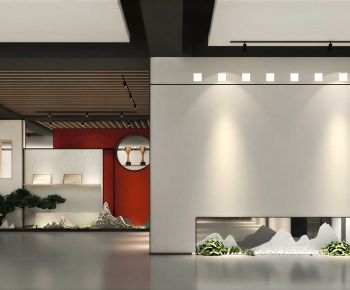 Modern Exhibition Hall-ID:380709893