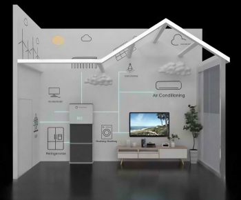 Modern Exhibition Hall-ID:459070296