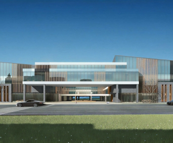 Modern Appearance Of Commercial Building-ID:503573893