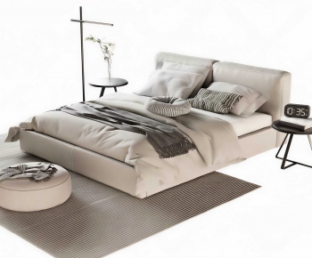 Modern Double Bed-ID:685026887