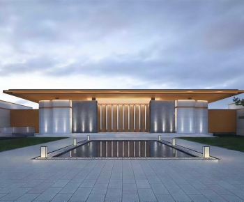 Modern Appearance Of Commercial Building-ID:480984933